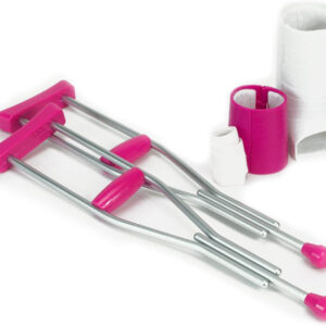 Sophia's 18" Doll 4 pc. Cast and Crutches Accessory Set with Pretend Underarm Crutches, Arm Cast, Leg Cast, and Bandage