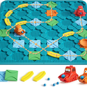 Kids Board Games Learning Toys, STEM Educational Logic Kits with 200+ Challenges & 4 Difficulty Levels, Brain Puzzles Maze Games for Boys Girls Ages 3-10 Birthday Gifts