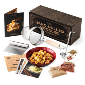 Cooking Gift Set Co. | Hand-Pulled Noodles Kit | Unique Gifts for Cooks, Foodie Gifts for Friends, Cooking Gifts for Mom | Top-Notch Kitchen Accessories | Food & Beverage Gifts, Chef Gifts for Men