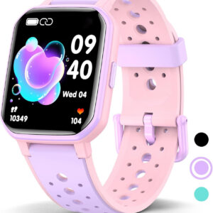 MgaoLo Kids Smart Watch for Boys Girls,Games Fitness Tracker with Heart Rate Sleep Monitor,20 Sport Modes Activity Tracker with Pedometer Steps Calories Counter for Android iPhone