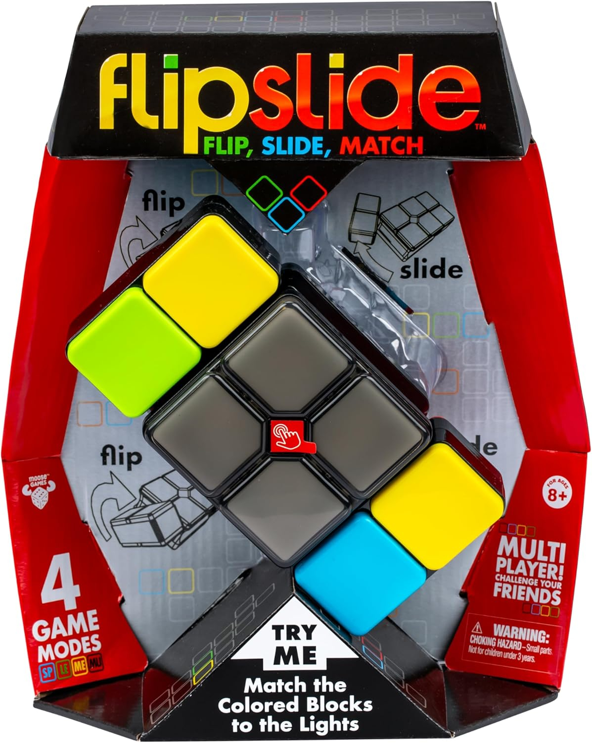 Flipslide Game - Electronic Handheld Game | Addictive Multiplayer Puzzle Game of Skill | Flip,