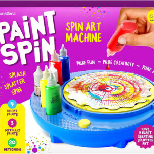 Paint Spin Art Machine Kit for Kids - Arts & Crafts for Boys & Girls Ages - Easter Art Craft Set Gifts for 6-9 Year Old Boy, Girl- Cool Painting Spinner Toys Kits Sets - Birthday Gift Ideas 6 7 8 9