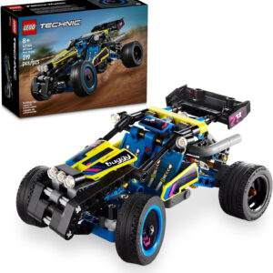LEGO Technic Off-Road Race Buggy Buildable Car Toy, Cool Toy for 8 Year Old Boys, Girls and Kids who Love Rally Contests, Race Car Toy Featuring Moving 4-Cylinder Engine and Working Suspension, 42164