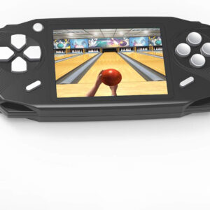 16 Bit Handheld Games for Kids Adults 3.0'' Large Screen Preloaded 100 HD Classic Retro Video Games USB Rechargeable Seniors Electronic Game Player Birthday Xmas Present (Black)