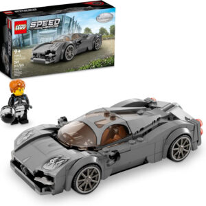 LEGO Speed Champions Pagani Utopia 76915 Race Car Toy Model Building Kit, Italian Hypercar, Collectible Racing Vehicle, 2023 Set