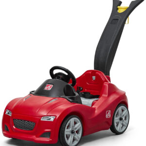 Step2 Whisper Ride Cruiser Kids Push Car, Ride On Toy, Stroller Substitute, Includes Seat Belt