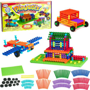 Playstix Construction Toy Building Blocks Set 211 Piece STEM Kit