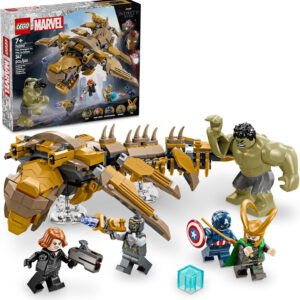 LEGO Marvel The Avengers vs. The Leviathan Superhero Toy, Building Set for Kids with Hulk Action Figure Plus 4 Marvel Minifigures, Avengers Birthday Gift for Boys and Girls Ages 7 and Up, 76290