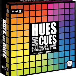 HUES and CUES - Vibrant Color Guessing Board Game for 3-10 Players Ages 8+, Connect Clues and Guess from 480 Color Squares