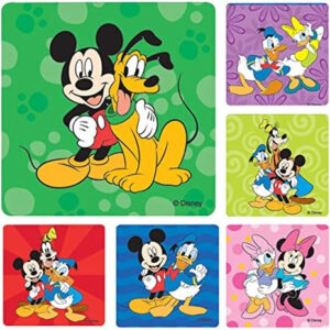 Disney Pals Stickers in 6 Assorted Designs - 100 Per Pack