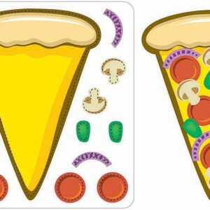 SmileMakers Make-Your-Own Pizza Stickers 100 Per Pack