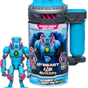 MrBeast Lab Mutators, Mutate The Ultimate Beast Mutators. Perform The Experiment, Release a MrBeast Iconic Panther Action Figure. 3 to Collect!