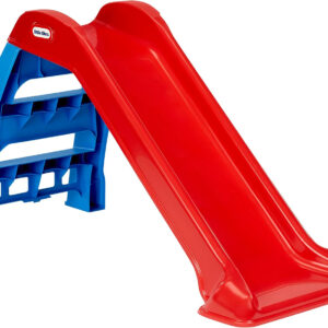 Little Tikes First Slip And Slide, Easy Set Up Playset for Indoor Outdoor Backyard, Easy to Store, Safe Toy for Toddler,Kids (Red/Blue), 39.00''L x 18.00''W x 23.00''H