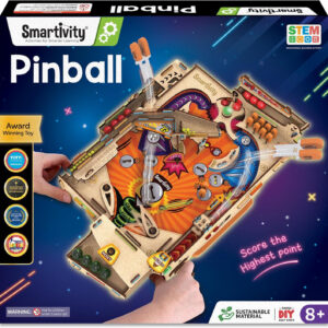 Smartivity DIY Pinball Machine Toy for Kids Ages 8-14 Years Old | Global Award Winning Arcade Game| Cool Birthday Gifts Ideas for Boys & Girls| STEM Toy for 8,9,10,11,12,13,14I Wooden Engineering Game