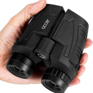 Occer 12x25 Compact Binoculars for Adults and Kids, Large Eyepiece Waterproof Binocular with Low Light Vision,High Powered Easy Focus Binoculars for Bird Watching,Outdoor Hunting,Travel,Sightseeing