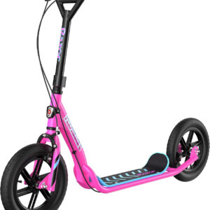 Razor Flashback Kick Scooter – 12" Mag Wheels with Air-Filled Tires, Dual Hand-Operated Brakes, BMX Style Scooter for Kids and Teens