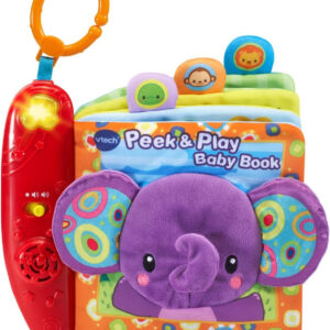 VTech Baby Peek and Play Baby Book, Purple