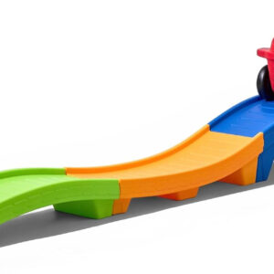 Step2 Up & Down Roller Coaster Kids Ride On Toy, Push Car, Indoor/Outdoor Playset, Made of Durable Plastic, Max Weight 50 lbs., For Toddlers 2-5 Years Old, Multicolor