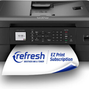 Brother MFC-J1010DW Wireless Color Inkjet All-in-One Printer with Mobile Device and Duplex Printing, Refresh Subscription and Amazon Dash Replenishment Ready