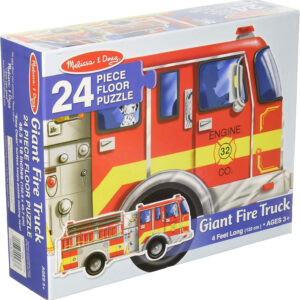 Melissa & Doug Giant Fire Truck Floor Puzzle 24 piece