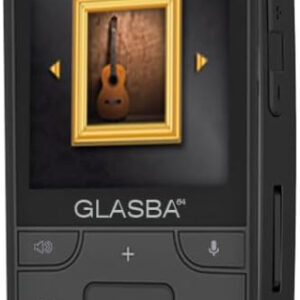 SAMVIX GLASBA 64GB Kosher MP3 Player with Bluetooth and Samvix Books (Black)