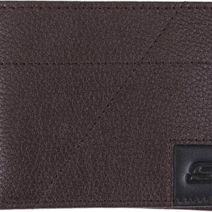 Skechers Men's Passcase RFID Leather Wallet with Flip Pocket