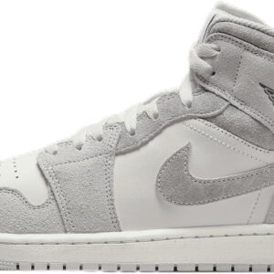 Air Jordan 1 Mid SE Men's Shoes (FQ7720-002, Neutral Grey/Sail/Smoke Grey) Size 11.5