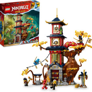 LEGO NINJAGO Temple of The Dragon Energy Cores 71795, Building Toy with a NINJAGO Temple and 6 Minifigures Including Cole, Kai and NYA' Gift for Kids Ages 8+ Who Love Buildable Ninja Playsets