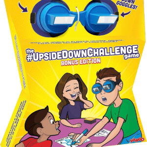 Vango UpsideDownChallenge Game - Complete Fun Challenges with Upside Down Goggles for Ages 8+, 2-6 Players