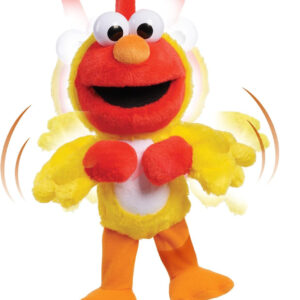 Just Play Sesame Street Chicken Dance Elmo Feature 13 Inch Plush, Interactive Singing and Dancing Plush, Stuffed Animal. Kids Toys for Ages 2 Up