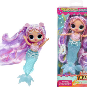 LOL Surprise Tweens Mermaid Lana Marine Fashion Doll with Color Changing Tail, Movable Fin, and Beautiful Accessories – Toy Gift for Kids Ages 4+