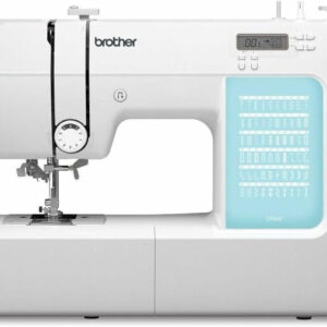 Brother CP60X Computerized Sewing Machine, 60 Built-in Stitches, LCD Display, 7 Included Feet, White