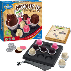 ThinkFun Chocolate Fix - Engaging Logic Game for Ages 8 and Up | Brain Teaser | Educational Toy | Memory Enhancer