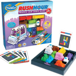 ThinkFun Rush Hour Junior - Classic Traffic Jam Logic Game | STEM Toy for Kids | Engaging Puzzles for Ages 5 and Up | Junior Edition of the International