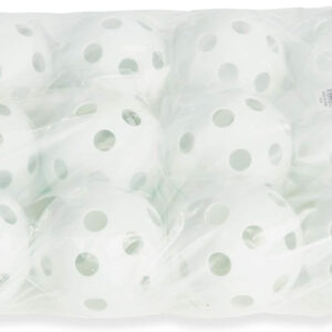 Champion Sports 9" Hollow Plastic Baseballs - Athletic Baseball Equipment - Practice Baseballs Plastic Hollow - Regulation Size Balls - Fun for All Ages - Lightweight/Durable - Pack of 12