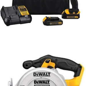 DEWALT 20V Max Cordless Drill / Driver Kit, Compact, 1/2-Inch with Titanium Drill Bit Set, Pilot Point, 21-Piece (DCD771C2 & DW1361)