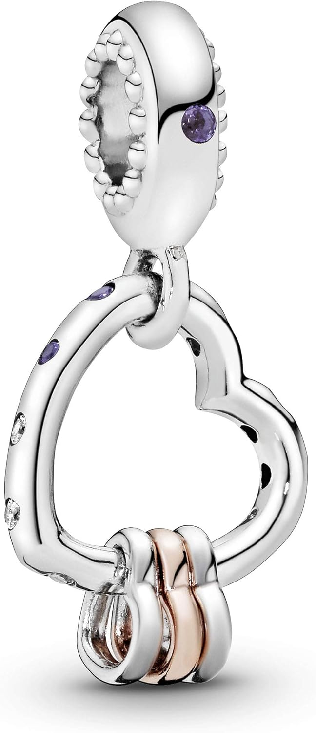 PANDORA Heart Highlights, Multi-Colored & CZ