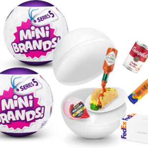 Mini Brands Series 5 (2 Pack) by ZURU Amazon Exclusive Mini Collectibles Full of Surprises, Mystery Minis and Accessories to Collect