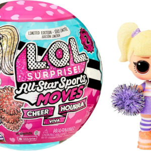 L.O.L. Surprise! All Star Sports Moves - Cheer- Surprise Doll, Theme, Cheerleading Dolls, Mix and Match Outfits, Shoes, Accessories, Limited Edition Collectible Doll Gift Girls Age 4+