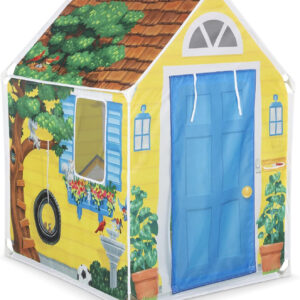 Melissa & Doug Cozy Cottage Fabric Play Tent and Storage Tote , Yellow