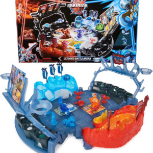 Bakugan Ultimate Battle Arena Playset with Special Attack Dragonoid, Octogan, Hammerhead Customizable, Spinning Action Figures and Playset, Kids Toys for Boys and Girls 6 and up