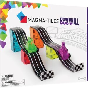 MAGNA-TILES Downhill Duo 40-Piece Magnetic Construction Set, The Original Magnetic Building Brand