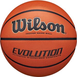 WILSON Evolution Indoor Game Basketballs - Size 5, Size 6 and Size 7