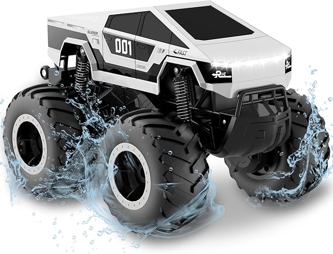 1:16 RC Truck Car, Remote Control Car Waterproof Monster Truck, 4WD Waterproof RC Trucks Toy RC