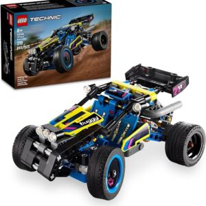 LEGO Technic Off-Road Race Buggy Buildable Car Toy, Cool Toy for 8 Year Old Boys, Girls and Kids who Love Rally Contests, Race Car Featuring Moving 4-Cylinder Engine and Working Suspension, 42164
