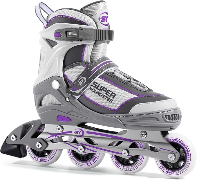 Women's Adjustable Inline Skate, Roller Skates Blades for Female Adults