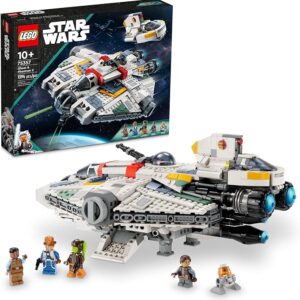 LEGO Star Wars Ahsoka Ghost and Phantom II Spaceship Toy - Star Wars Building Toys Set for Kids, Boys & Girls, Ages 10+ - Gifts for Birthdays - 5 Minifigures - 75357