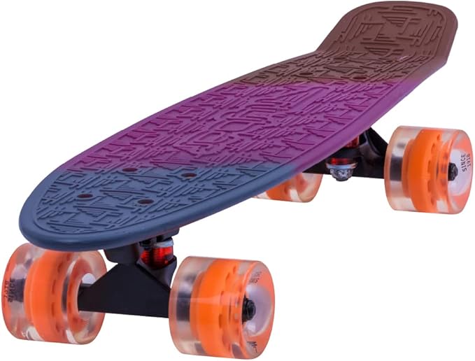 Flybar 22 Inch Kids Skateboard – Mini Cruiser Skateboards for Kids Ages 6-12, Outdoor Toys, Lightweight, Durable, Non-Slip Deck, ABEC-7 Bearings, Holds up to 175 lbs