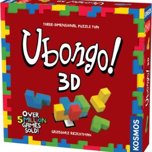 Ubongo 3D - a Kosmos Game | Geometric Puzzle Game with Three-Dimensional Blocks | Family Friendly Fun Game | Highly Re-Playable | Quality Components (Made in Germany) | 1 to 4 Players, Ages 8 and up