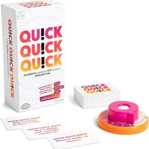 WHAT DO YOU MEME? Quick Quick Quick by Relatable, Unleash Your Inner Funny with The Ultimate Party Games for Friends and Family Game Night, The Fastest Way to Have Fun, Ages 8 to 108